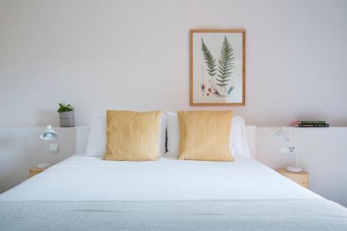 Postel nebo postele na pokoji v ubytování Hotel Rural Mas de l'Illa