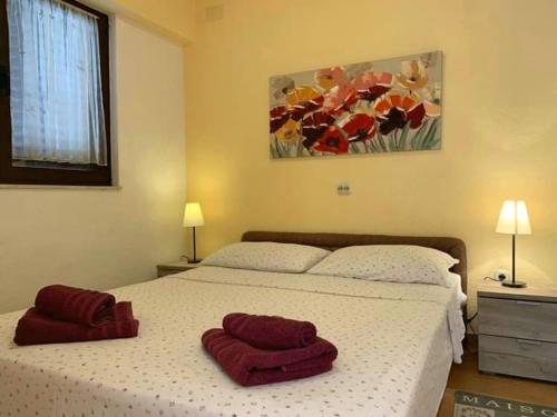 Katil atau katil-katil dalam bilik di Fresh Apartments Dar Orlic