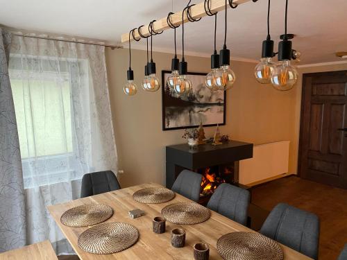 Ruang duduk di Horská chata KRKONOŠKA HARRACHOV