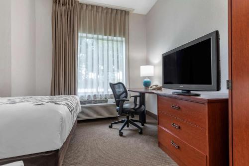 TV a/nebo společenská místnost v ubytování Sleep Inn Amherst - Buffalo North near University