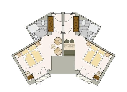 Plano de Residenz Allegra