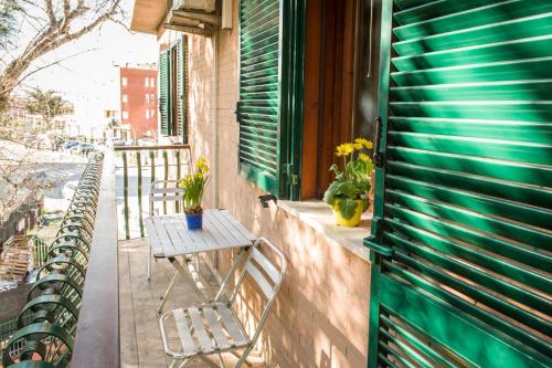 Balkón nebo terasa v ubytování Flatinrome Residence Fiera
