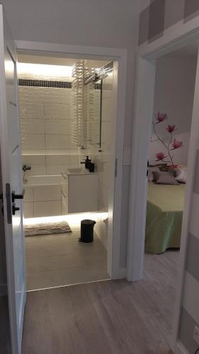 Kúpeľňa v ubytovaní Apartament Pełka