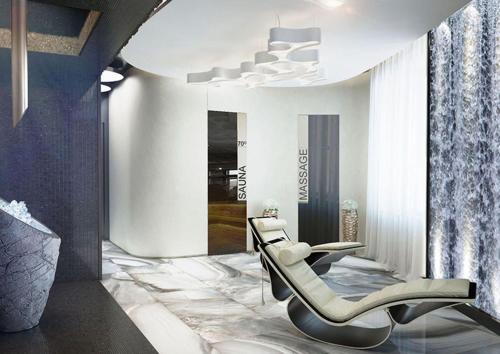 Χώρος καθιστικού στο Royal Tower VIP Smart Apartments 4