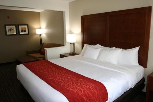 Ένα ή περισσότερα κρεβάτια σε δωμάτιο στο Comfort Inn Wichita Falls Near University