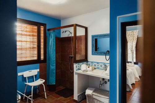 Kylpyhuone majoituspaikassa Casa Rural Alcornocalejo