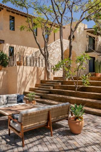 Χώρος καθιστικού στο Hotel Casa Santo Origen