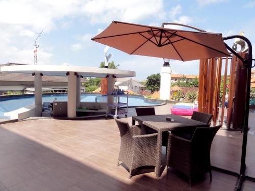 Balkón nebo terasa v ubytování Ion Bali Benoa