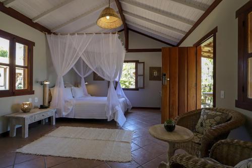 Krevet ili kreveti u jedinici u objektu Vila Angatu Eco Resort SPA
