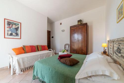 Cama o camas de una habitación en Podere La Retomada