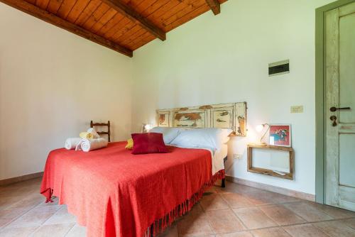 Cama o camas de una habitación en Podere La Retomada