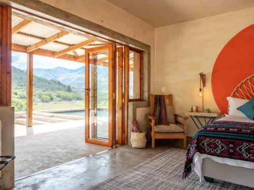 Nespecifikovaný výhled na hory nebo výhled na hory při pohledu z apartmánu
