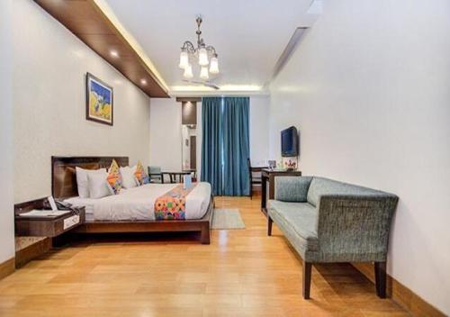 Posezení v ubytování Hotel Rockland Panchsheel Enclave