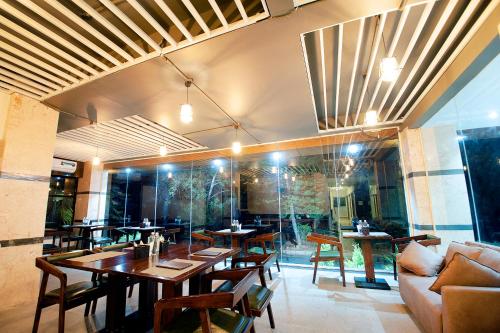 Area soggiorno di ABM Boutique Hotel by Purple Cloud