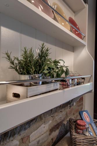 Dapur atau dapur kecil di Agriturismo Rigone in Chianti