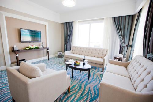 Un lugar para sentarse en Rixos Bab Al Bahr - Ultra All Inclusive