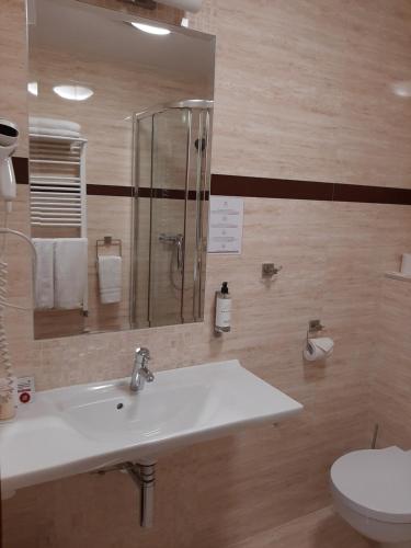 Ein Badezimmer in der Unterkunft Hotel 1231
