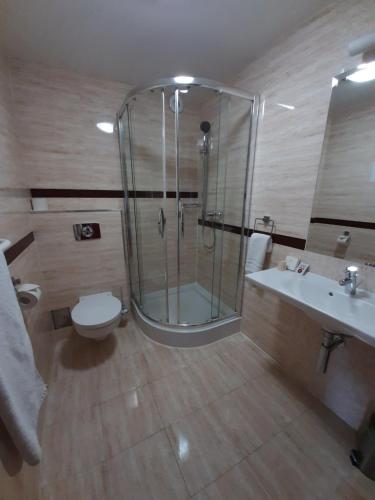 Ein Badezimmer in der Unterkunft Hotel 1231