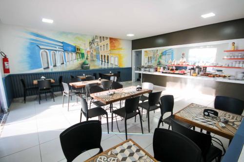 Restaurace v ubytování Hotel Encantos de Penedo Alagoas