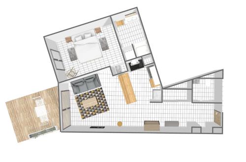 Photo de la galerie de l'établissement Appartement Cosy - Arbre Blanc - Rooftop View, à Montpellier