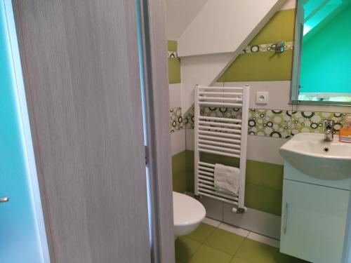 Koupelna v ubytování Apartments Klentnice U Mikulova