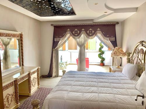 Кровать или кровати в номере Villa LMS