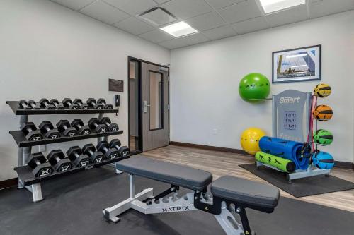 Γυμναστήριο ή/και όργανα γυμναστικής στο MainStay Suites Waukee-West Des Moines