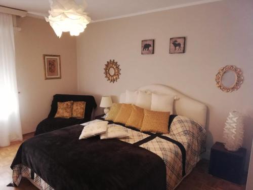 Postel nebo postele na pokoji v ubytování Apartment Rue Centrale