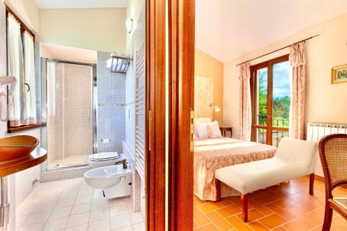 Koupelna v ubytování Resort Umbria Spa