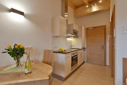 Kuchyň nebo kuchyňský kout v ubytování Appartement Fuchs Ferdinand