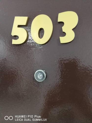 a clock with the number on it at Grand Bagan Hotel in Butterworth