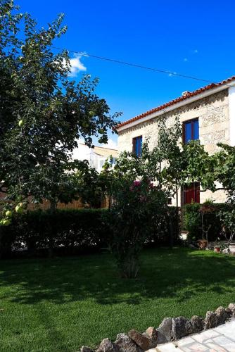 Κήπος έξω από το Casas do Torreão 3 casas de alojamento local
