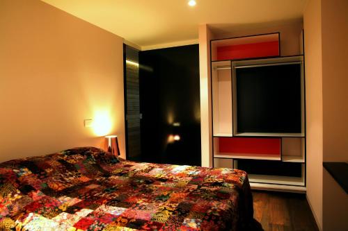 מיטה או מיטות בחדר ב-Studio 17