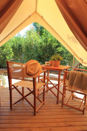 Μπαλκόνι ή βεράντα στο Camping Rodas