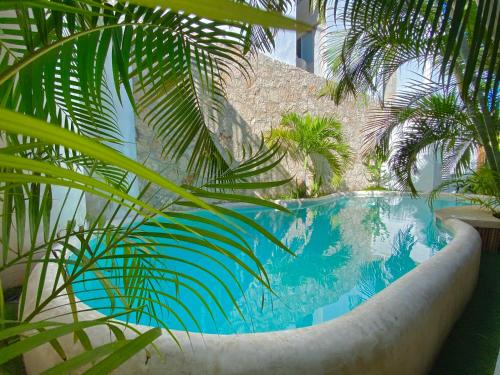 Bazén v ubytování Pacha Tulum Boutique Hotel nebo v jeho okolí