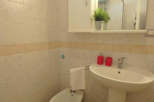 A bathroom at Nettuno 137D