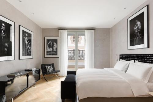 Un ou plusieurs lits dans un hébergement de l'établissement Galleria Vik Milano - Townhouse Galleria - Small Luxury Hotels of the World