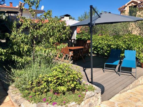 Jardín al aire libre en Villa Maximilian