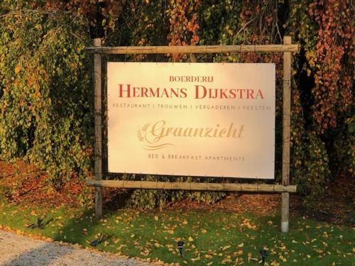 a sign for the heinemann dusseldorf istg at Graanzicht in Midwolda