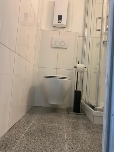 Un baño de Geroweiher Doppelbettzimmer Mönchengladbach-Stadtmitte