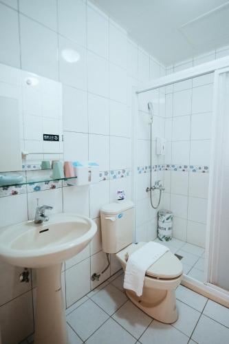 Ένα μπάνιο στο Pingan Ju Homestay