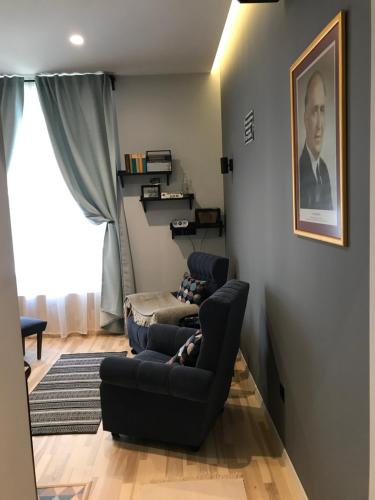 Posezení v ubytování Courthouse Apartments Slavi