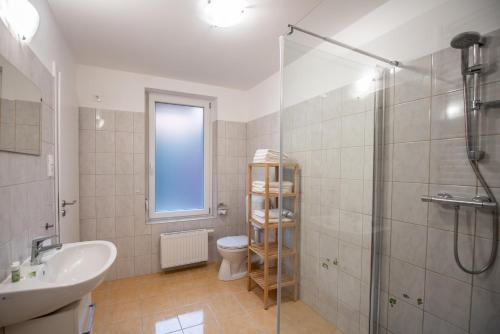 Kúpeľňa v ubytovaní Chalet Keszthely