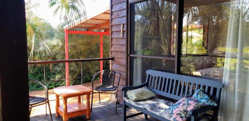 Balkón nebo terasa v ubytování Nannup Homestay