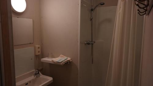  De Bonte Os Hotel & Tower -  Room  picture :   Shower    Telephone    Refrigerator                 