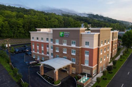 an aerial view of the hampton inn suites hotel at Holiday Inn Express & Suites Ithaca by IHG in Ithaca