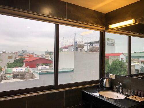Balkón nebo terasa v ubytování Moc Hoang Hotel