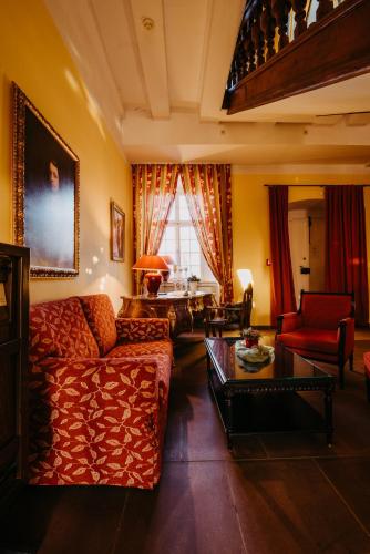 Χώρος καθιστικού στο Hotel Schloß Gehrden