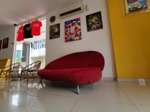 Posezení v ubytování Hotel Abby IGB Tasek