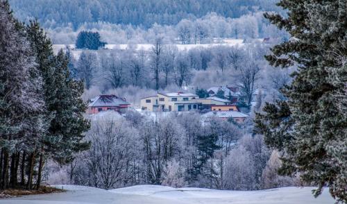 Amenity Resort Česká Kanada saat musim dingin